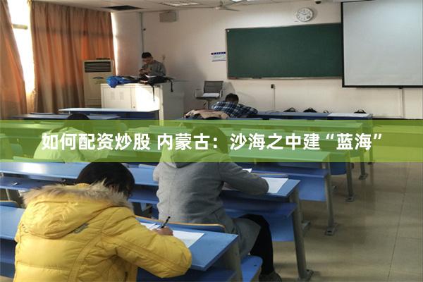 如何配资炒股 内蒙古：沙海之中建“蓝海”
