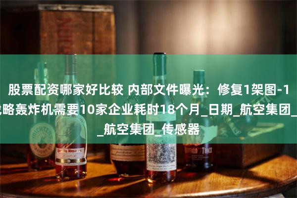 股票配资哪家好比较 内部文件曝光：修复1架图-160M战略轰炸机需要10家企业耗时18个月_日期_航空集团_传感器