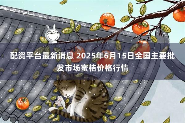 配资平台最新消息 2025年6月15日全国主要批发市场蜜桔价格行情