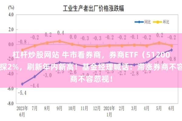 杠杆炒股网站 牛市看券商，券商ETF（512000）上探2%，刷新年内新高！基金经理喊话：滞涨券商不容忽视！