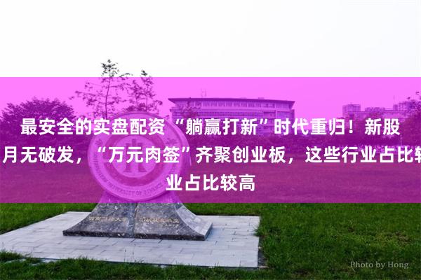 最安全的实盘配资 “躺赢打新”时代重归！新股近1月无破发，“万元肉签”齐聚创业板，这些行业占比较高