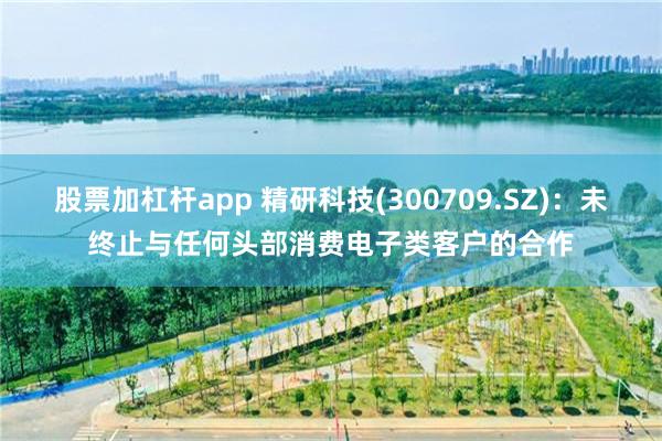 股票加杠杆app 精研科技(300709.SZ)：未终止与任何头部消费电子类客户的合作