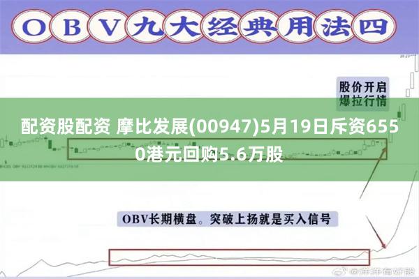 配资股配资 摩比发展(00947)5月19日斥资6550港元回购5.6万股