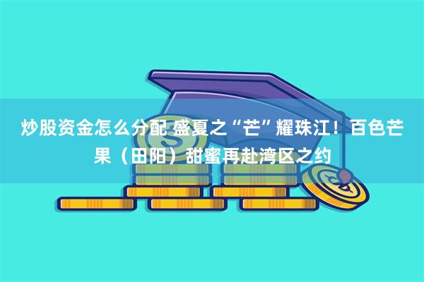 炒股资金怎么分配 盛夏之“芒”耀珠江！百色芒果（田阳）甜蜜再赴湾区之约