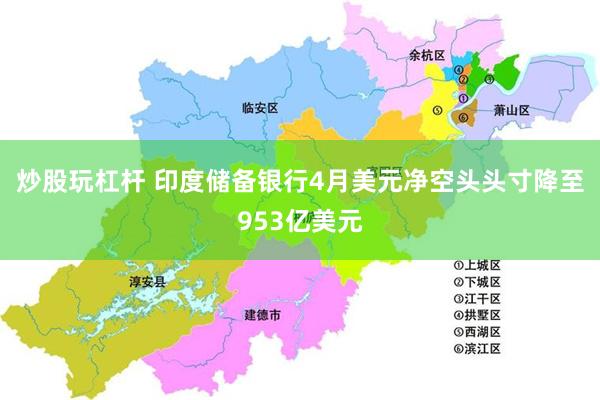 炒股玩杠杆 印度储备银行4月美元净空头头寸降至953亿美元