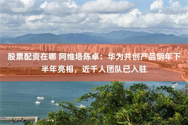 股票配资在哪 阿维塔陈卓：华为共创产品明年下半年亮相，近千人团队已入驻