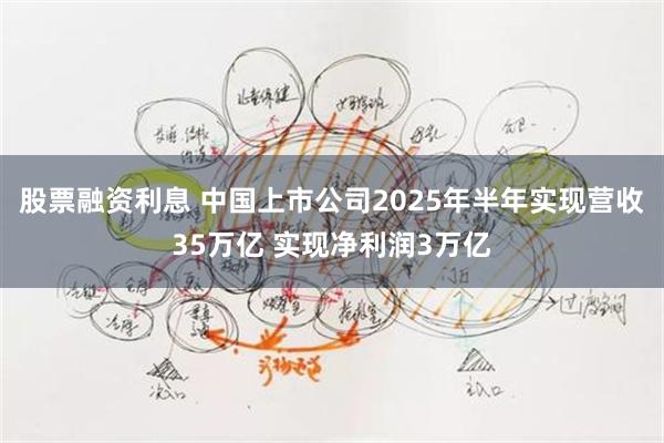 股票融资利息 中国上市公司2025年半年实现营收35万亿 实现净利润3万亿