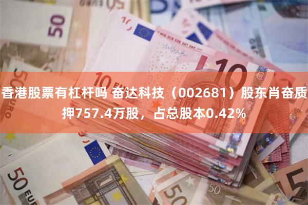 香港股票有杠杆吗 奋达科技（002681）股东肖奋质押757.4万股，占总股本0.42%