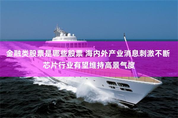 金融类股票是哪些股票 海内外产业消息刺激不断 芯片行业有望维持高景气度