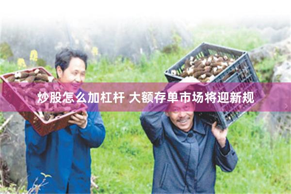 炒股怎么加杠杆 大额存单市场将迎新规