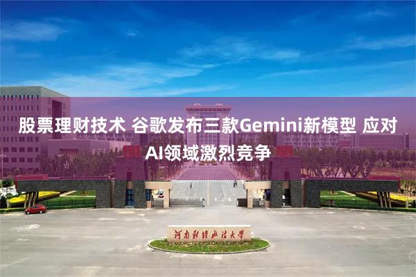 股票理财技术 谷歌发布三款Gemini新模型 应对AI领域激烈竞争