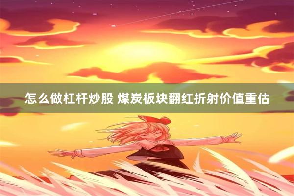 怎么做杠杆炒股 煤炭板块翻红折射价值重估