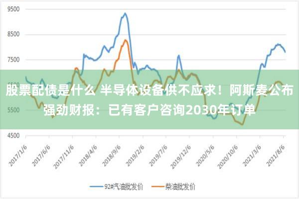 股票配债是什么 半导体设备供不应求！阿斯麦公布强劲财报：已有客户咨询2030年订单